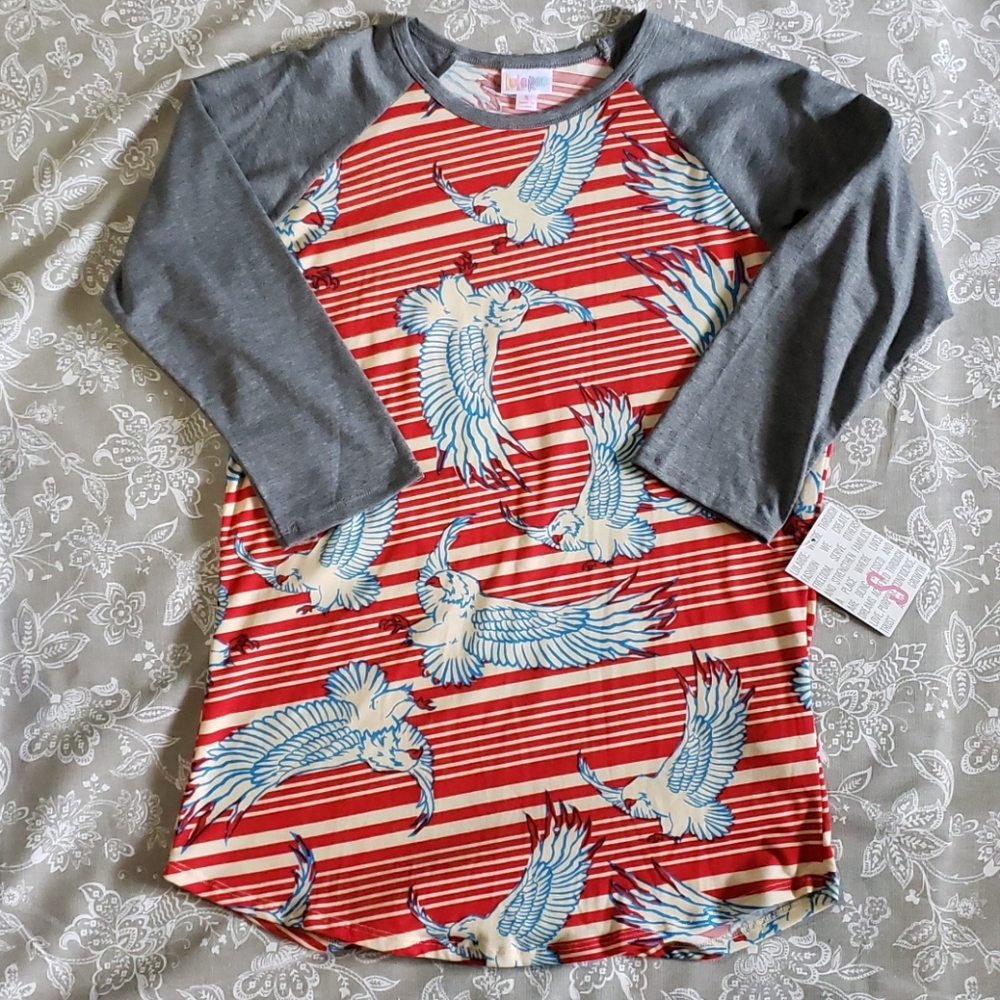 🔥3 for $15🔥 Lularoe Randy Raglan 3/4 sleeve top